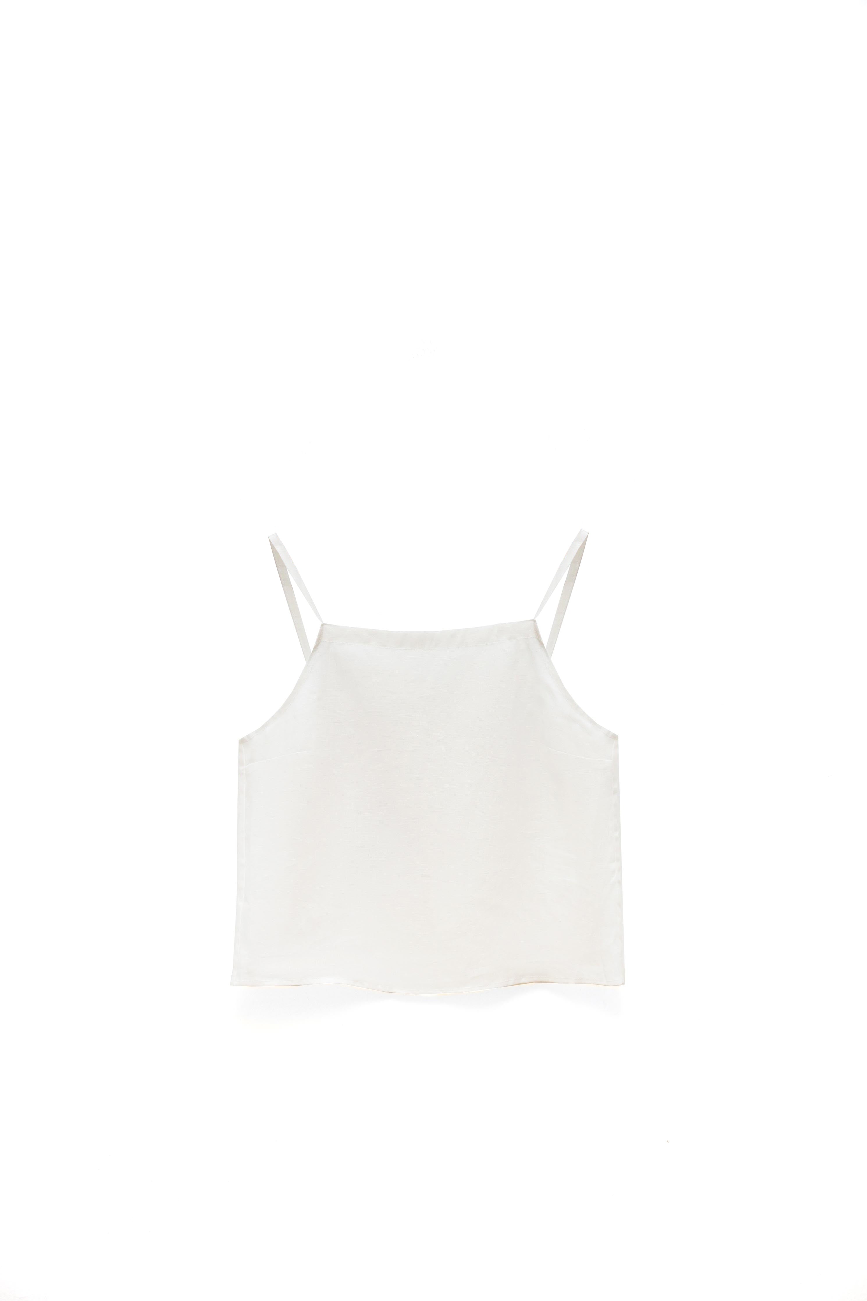 Linen Camisole - White