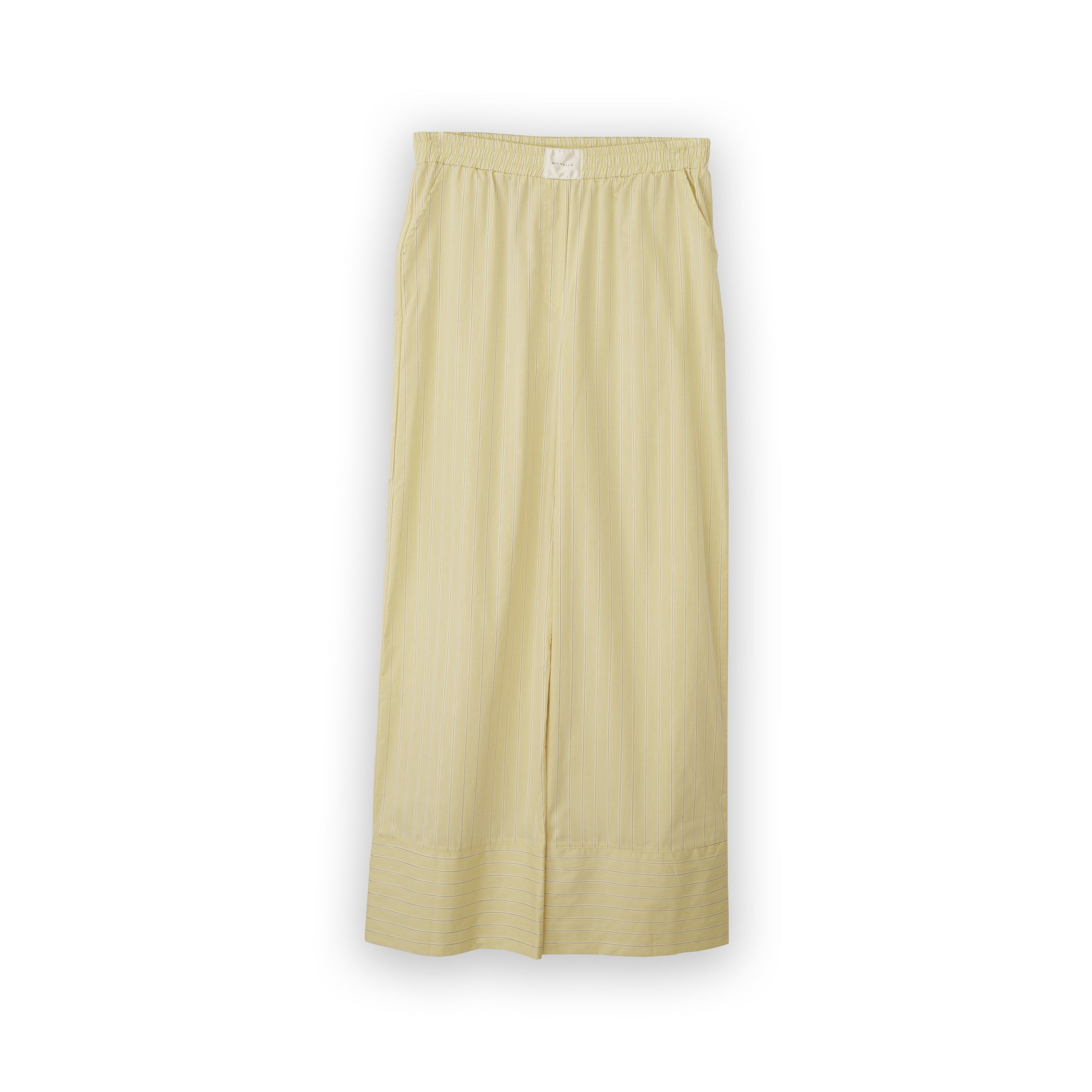 Kyle Cotton Pants - Yellow