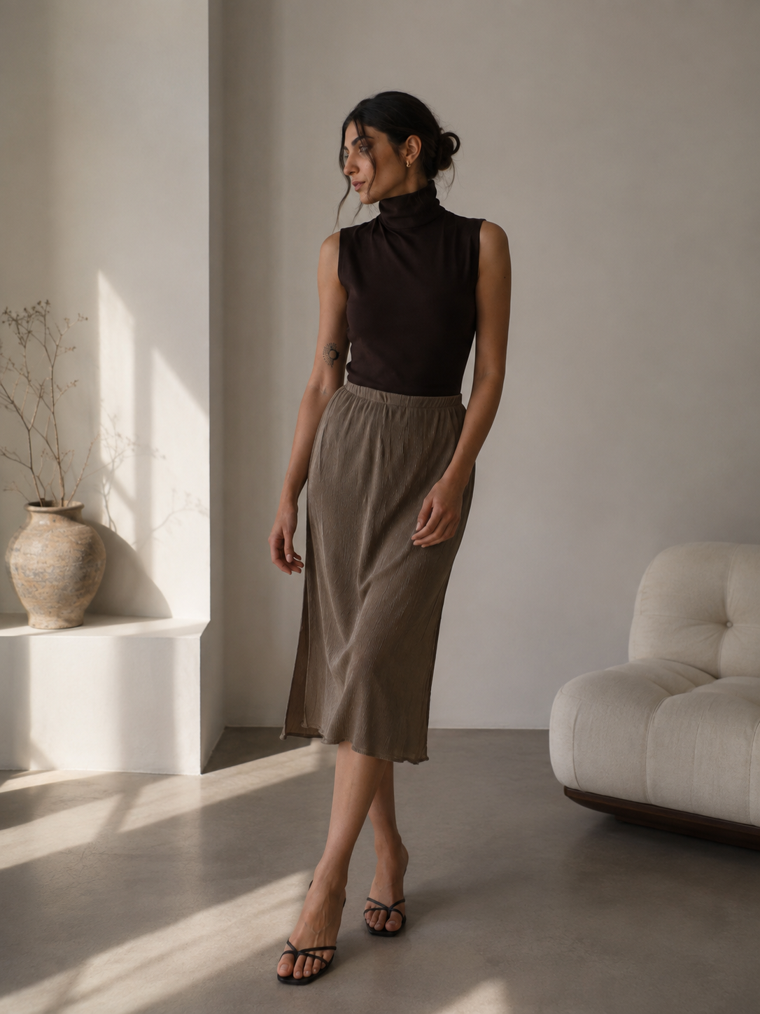 Ola Bodysuit - High Neck & Open Back