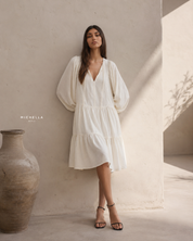 Naya Cotton Midi Dress