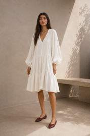 Naya Cotton Midi Dress