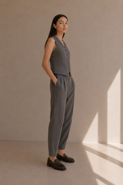 Zoya Twill Vest