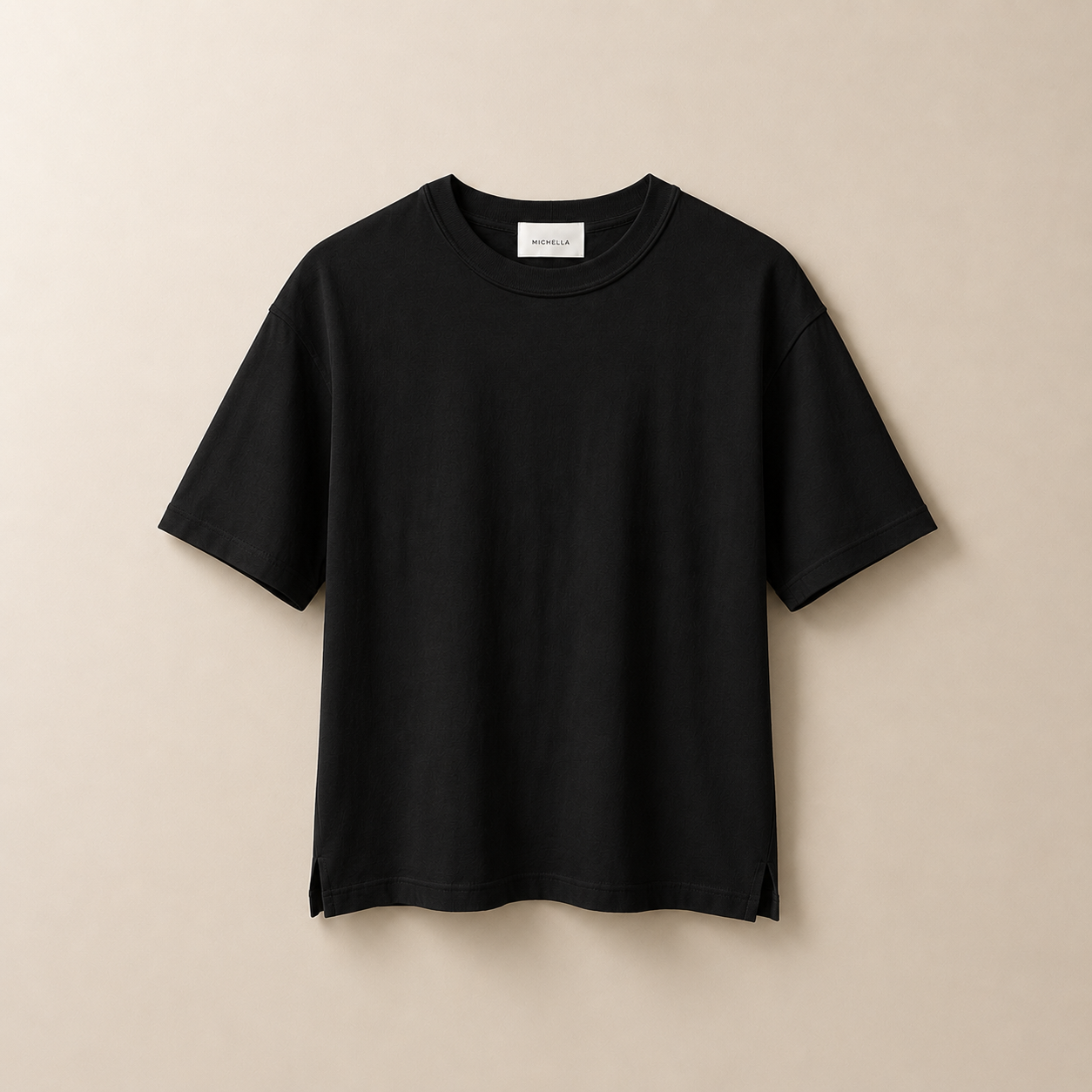 Sana Tee - Relaxed Fit - Black