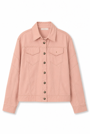 EM Denim Jacket — Powder Pink