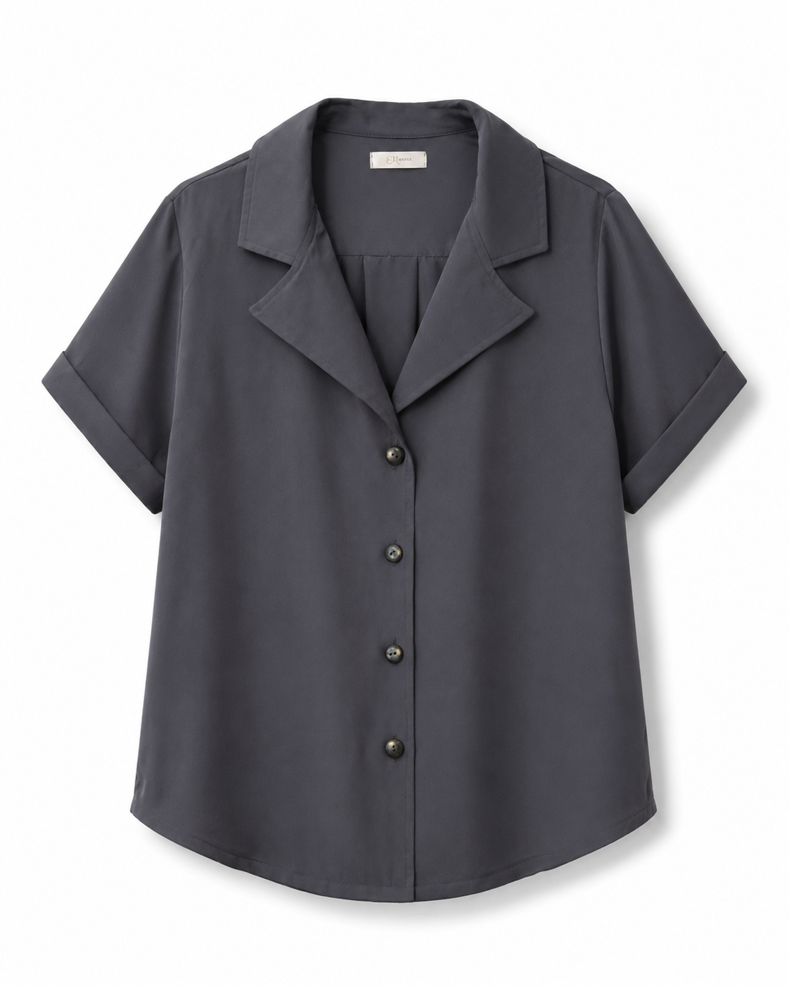 Pam Relaxed Viscose Shirt - Grey