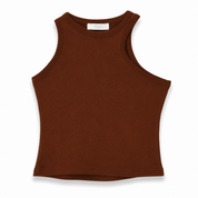 Nikki Racerback Tank Top - Caramel