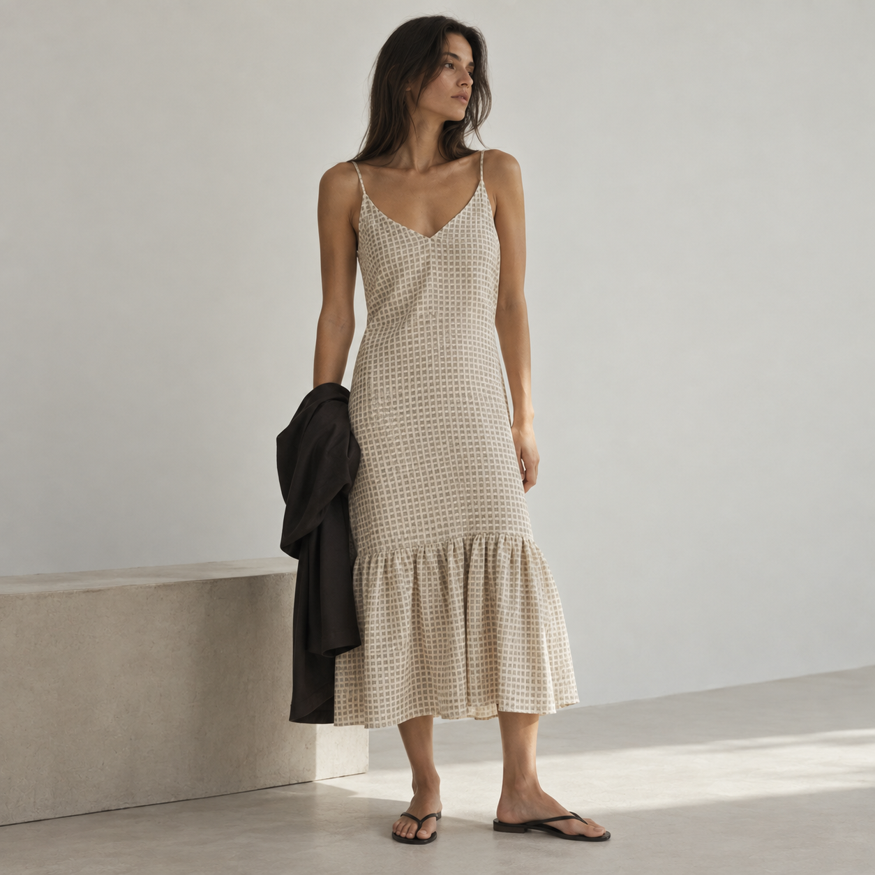 Lola Printed Silk Dress