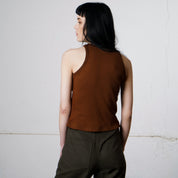 Nikki Fitted Racerback Top - Caramel