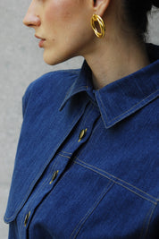 Alma Denim Shirt - Relaxed Fit in Cotton