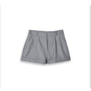 Leyla Cotton Shorts - Grey