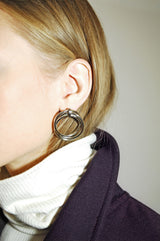 Trinity Triple Loop Earrings