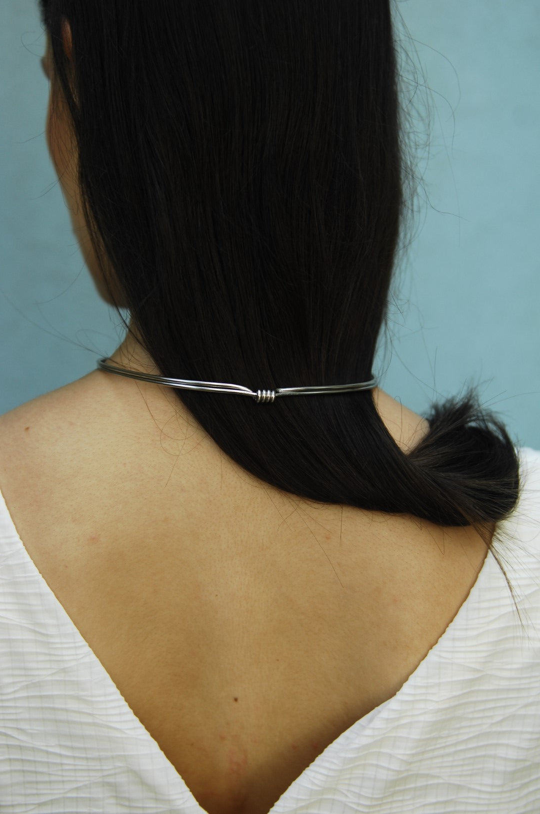 Silver Knot Choker