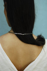 Aria Silver Knot Choker