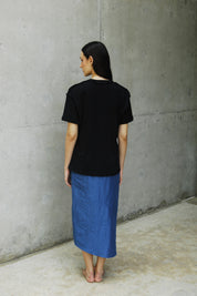 Sana Tee - Relaxed Fit - Black