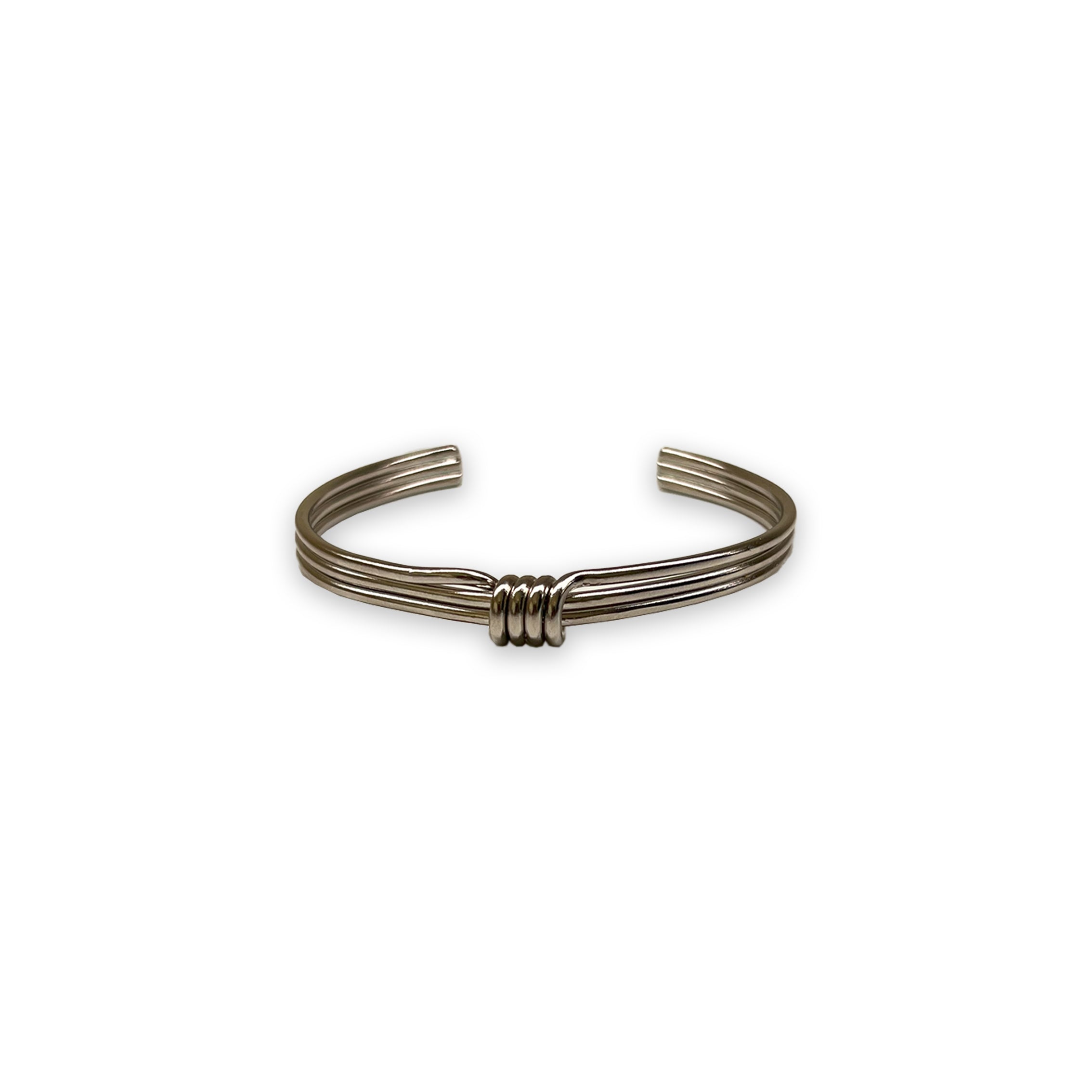 Knot Bangle III Gold-Plated Bracelet