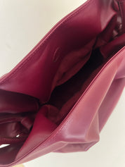 Rumi Leather Handbag - Burgundy
