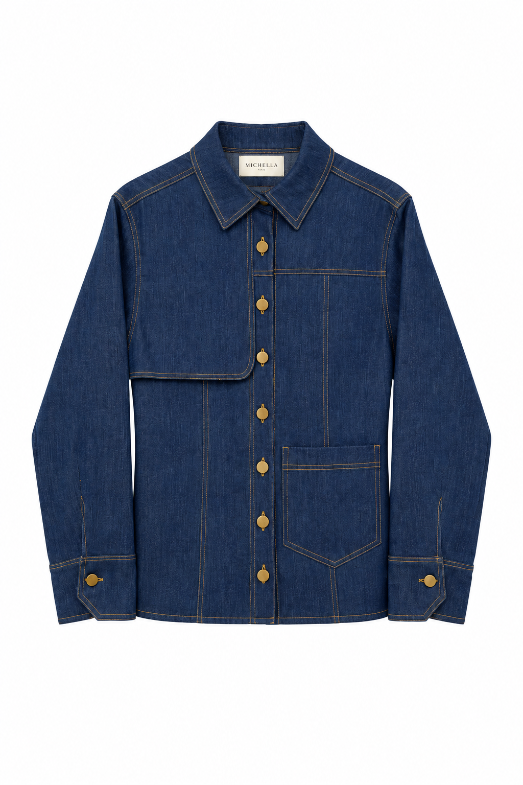 Alma Denim Shirt - Relaxed Fit in Cotton