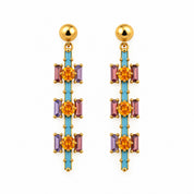 Block Geometric Earrings