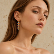 Block Geometric Earrings