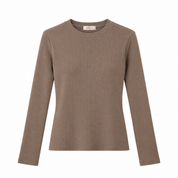 Rose Taupe Turtleneck Top