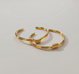 Gold Knot Bangle Two