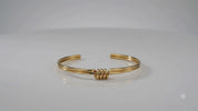 Gold Knot Bangle Two