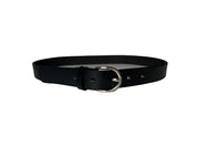 Signature Leather Belt - Black