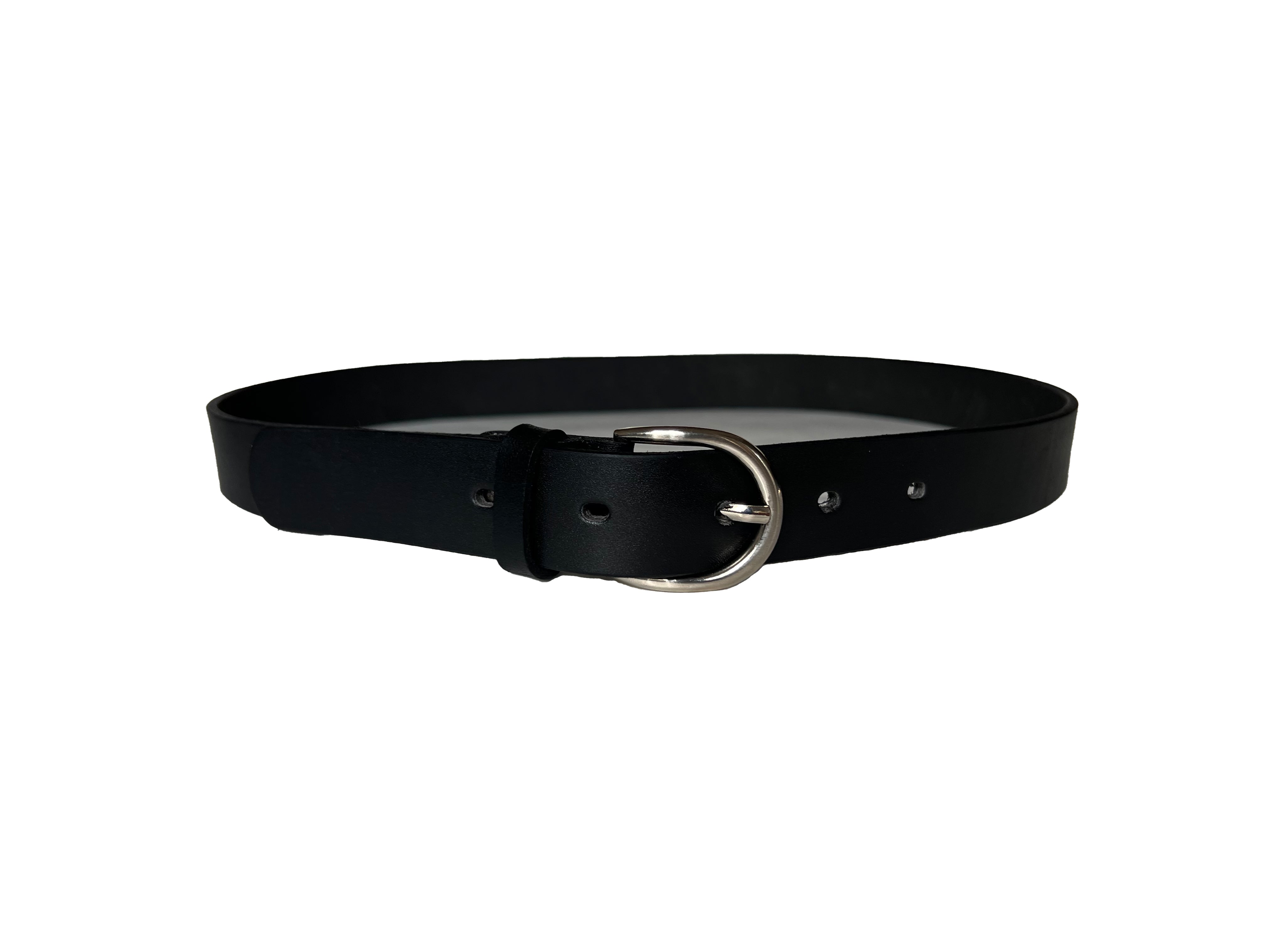 Signature Leather Belt - Black