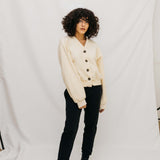 Lou Beige Cardigan