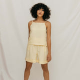 Kaia Linen Shorts - Butter