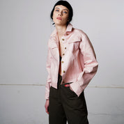 Denim Jacket - Blush