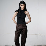 Nikki Fitted Racerback Top - Black